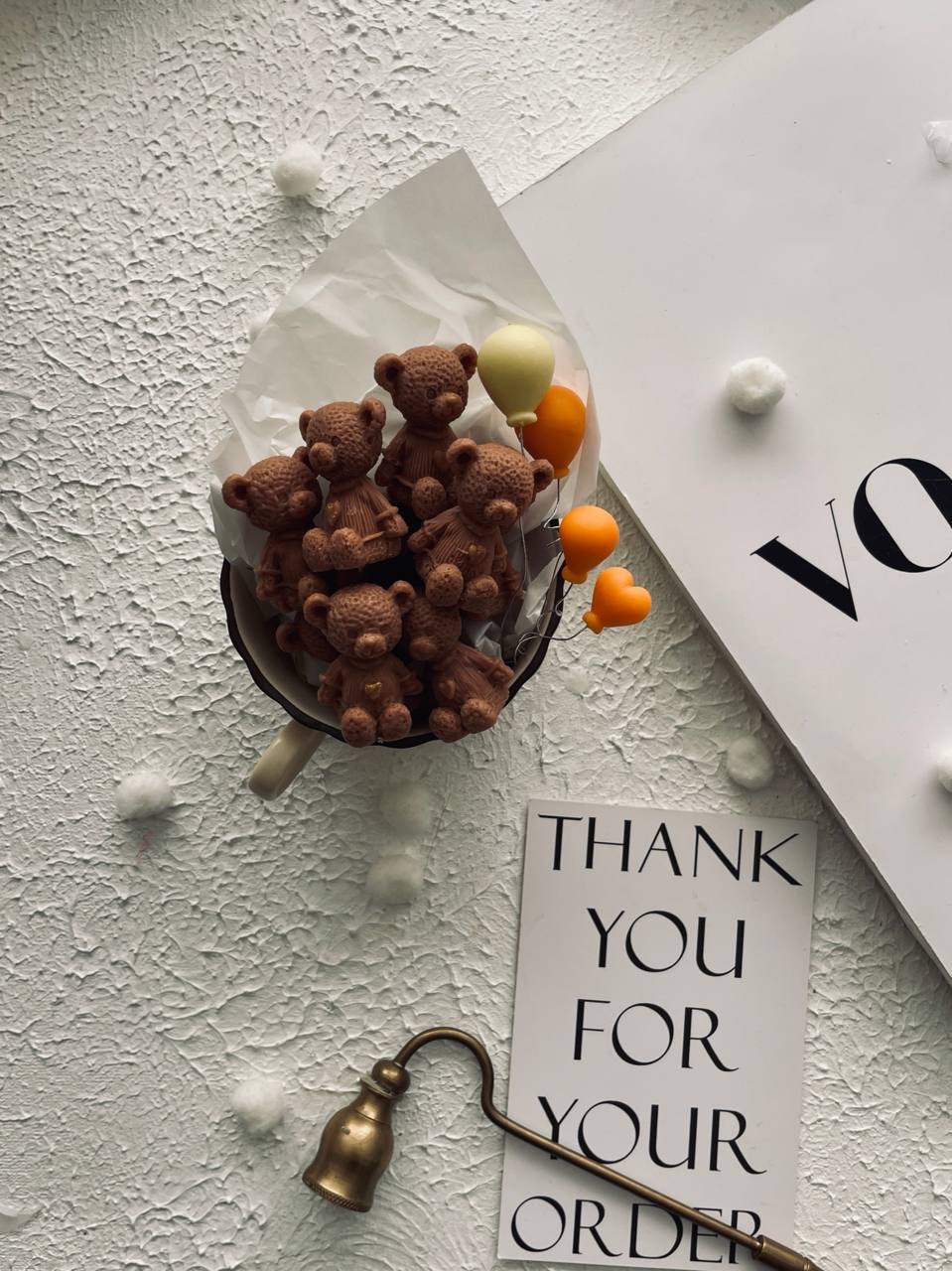 تدی با لباس قلب